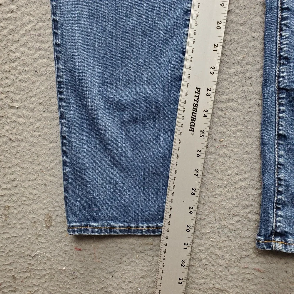 American Eagle Jeans Mens 33X34 Blue Denim Stretch Airflex Athletic Straight Leg
